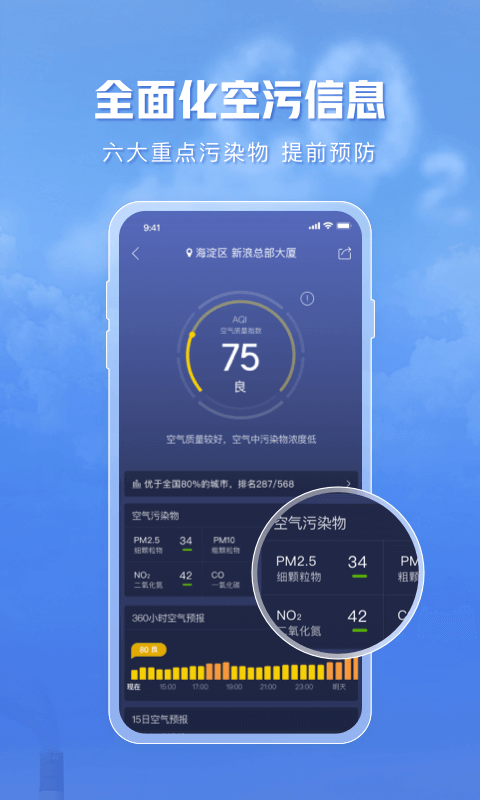 天气通软件封面