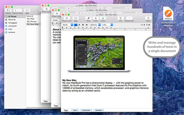 iNotepad for Mac