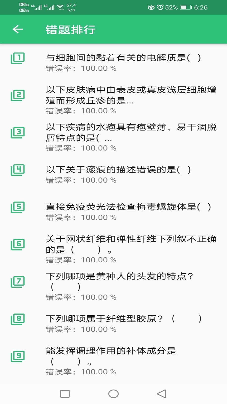 皮肤与性病学主治医师题库软件封面