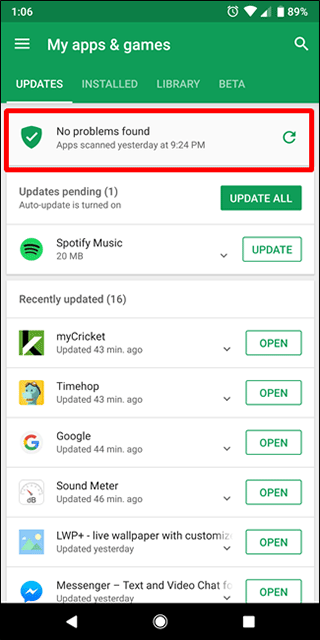 google play protect app