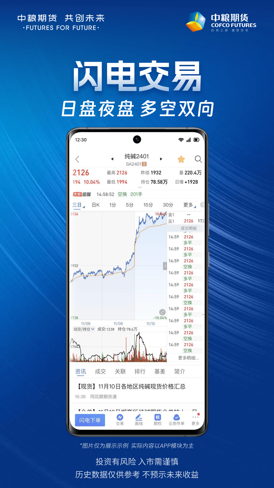 中粮期货个金通软件封面