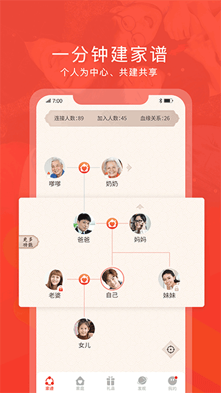 脉丁家谱app