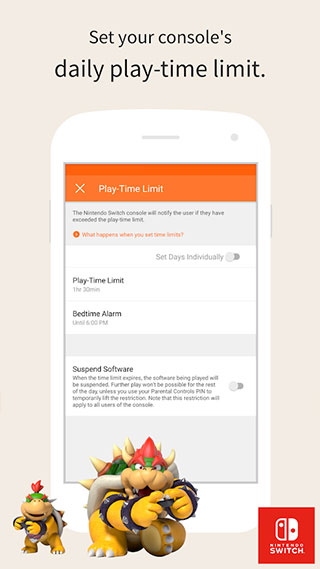 任天堂家长监管软件