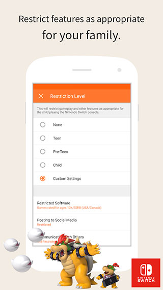 任天堂家长监管软件