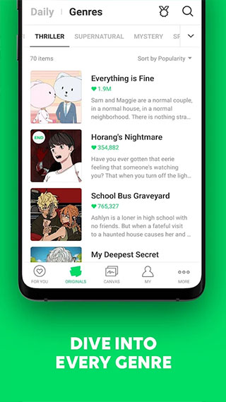 Webtoon中文版app软件封面