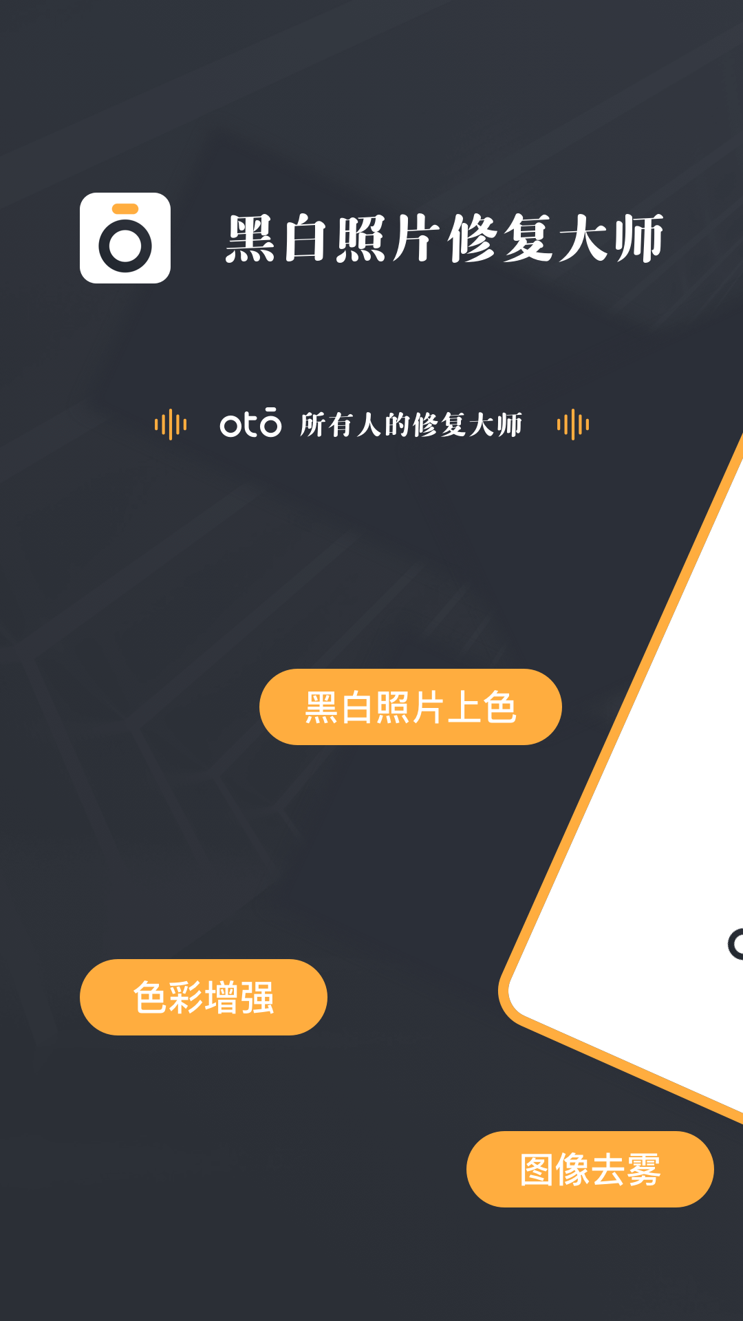 黑白照片修复大师OTO软件封面