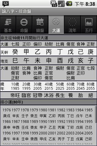 论八字软件封面