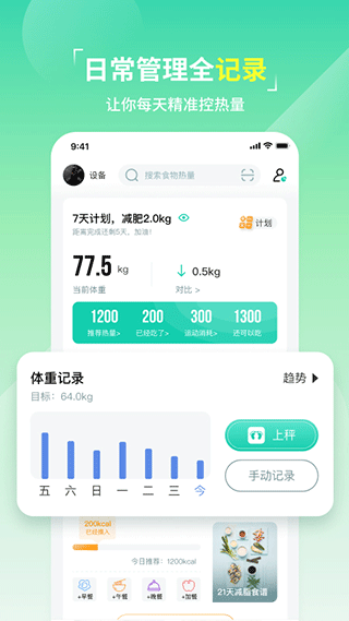 热量减肥法健身app