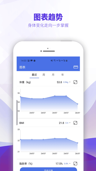 OntoFit智能体脂秤app