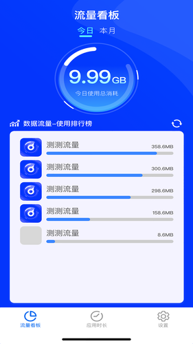 测测流量软件封面