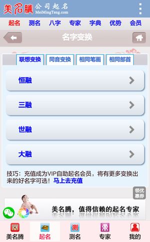 公司起名软件封面