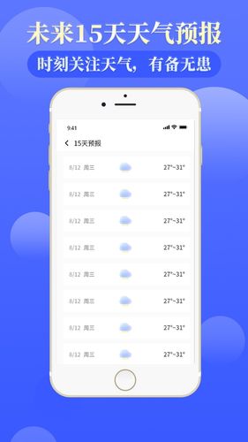 雨时天气软件封面