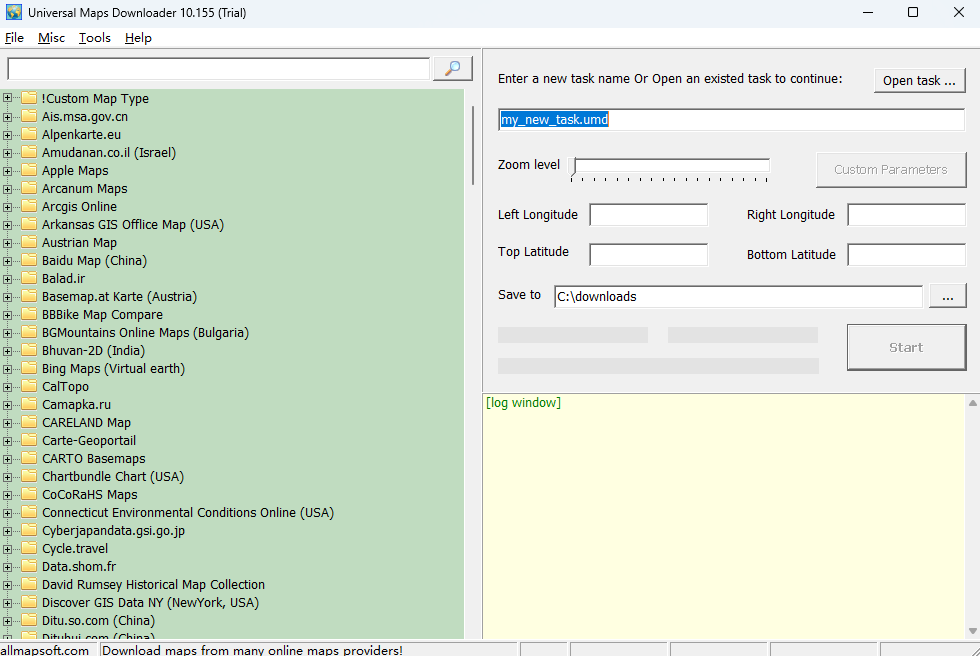 Universal Maps Downloader