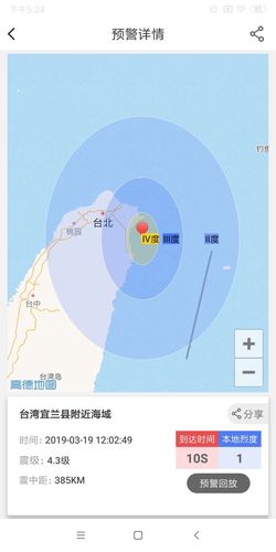 地震预警软件封面