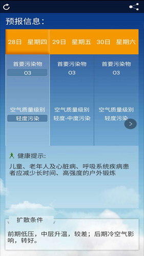 北京空气质量软件封面