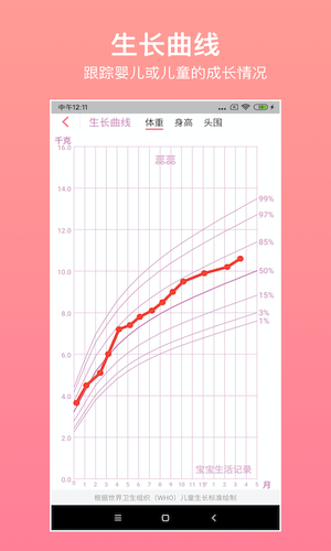 宝宝生活记录软件封面